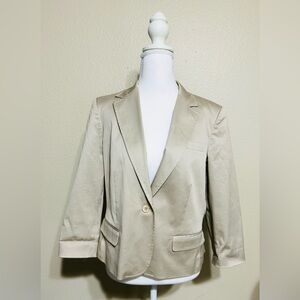 Calvin Klein Beige Blazer Size 10